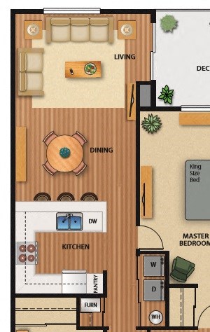 Evergreen Ridge_Richland WA_Floor Plan_Two Bedroom One Bathroom2 Evergreen Ridge_Richland WA_Floor Plan_Two Bedroom One Bathroom2